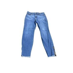 Pistola Zippered Ankle Cropped Jeans Size 29